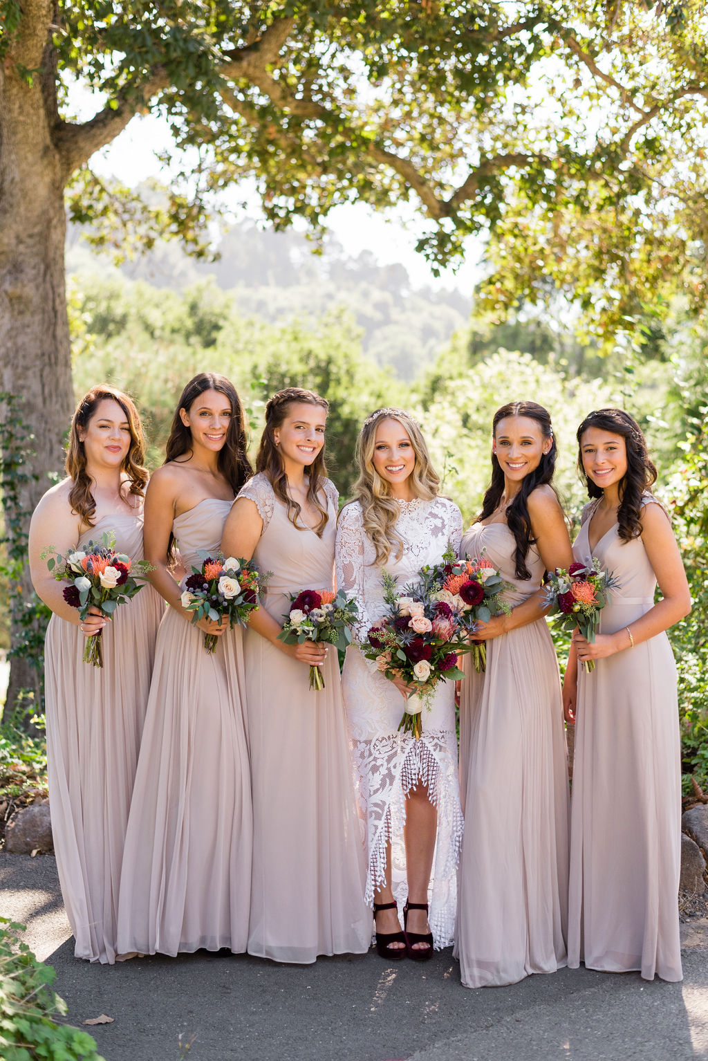 An Intimate Boho Botanical Garden Wedding via TheELD.com