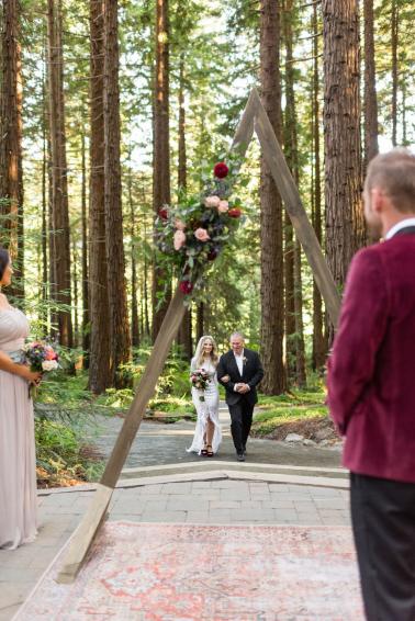 An Intimate Boho Botanical Garden Wedding via TheELD.com