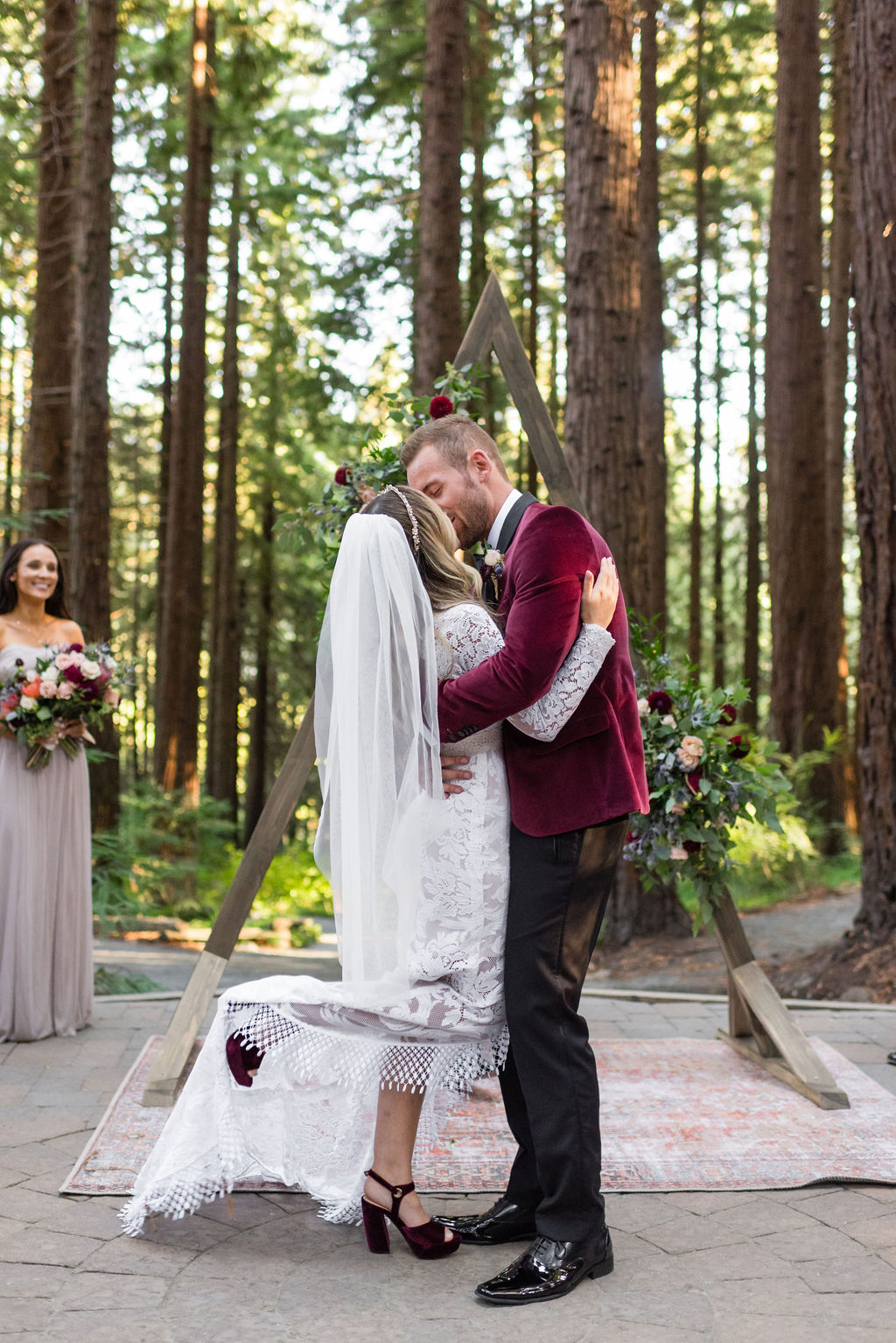 An Intimate Boho Botanical Garden Wedding via TheELD.com