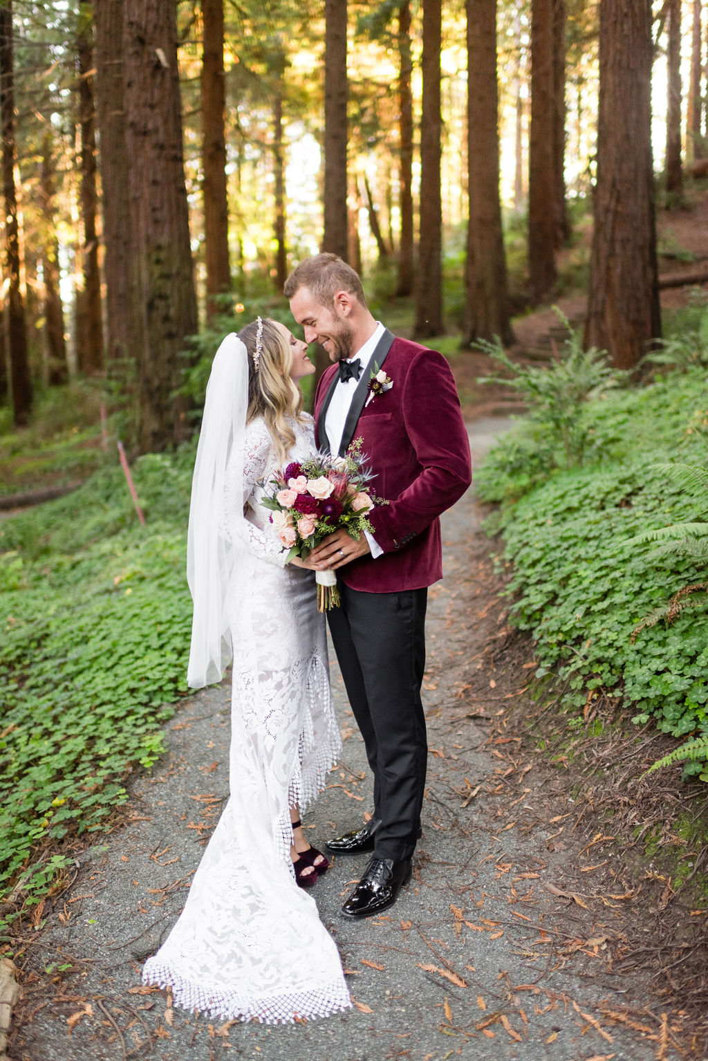 An Intimate Boho Botanical Garden Wedding via TheELD.com