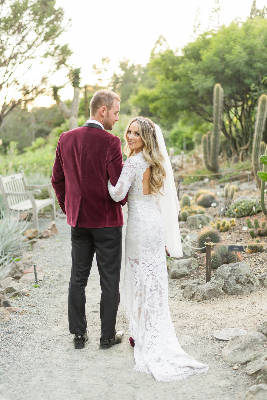 An Intimate Boho Botanical Garden Wedding via TheELD.com