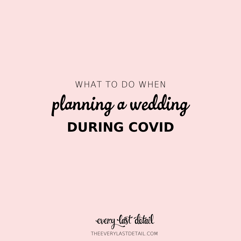 What To Do When Planning a Wedding During Covid via TheELD.com