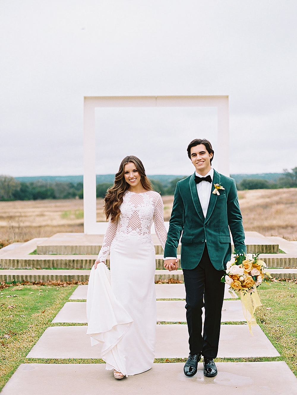 Fresh Modern Yellow and Green Wedding Ideas via TheELD.com