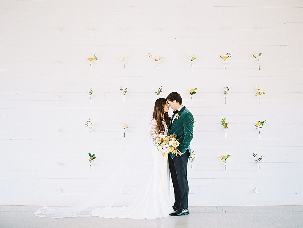 Fresh Modern Yellow and Green Wedding Ideas via TheELD.com