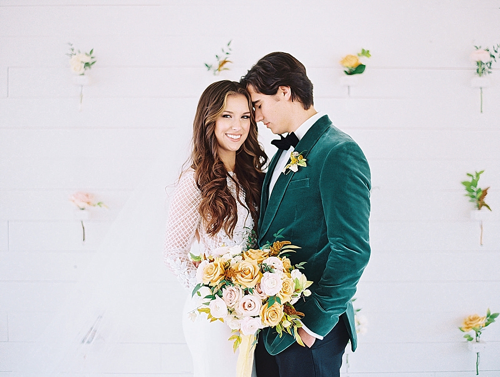 Fresh Modern Yellow and Green Wedding Ideas via TheELD.com