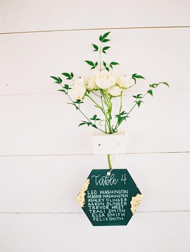 Fresh Modern Yellow and Green Wedding Ideas via TheELD.com