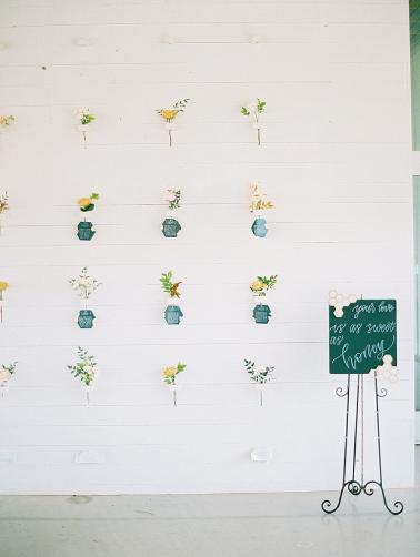 Fresh Modern Yellow and Green Wedding Ideas via TheELD.com