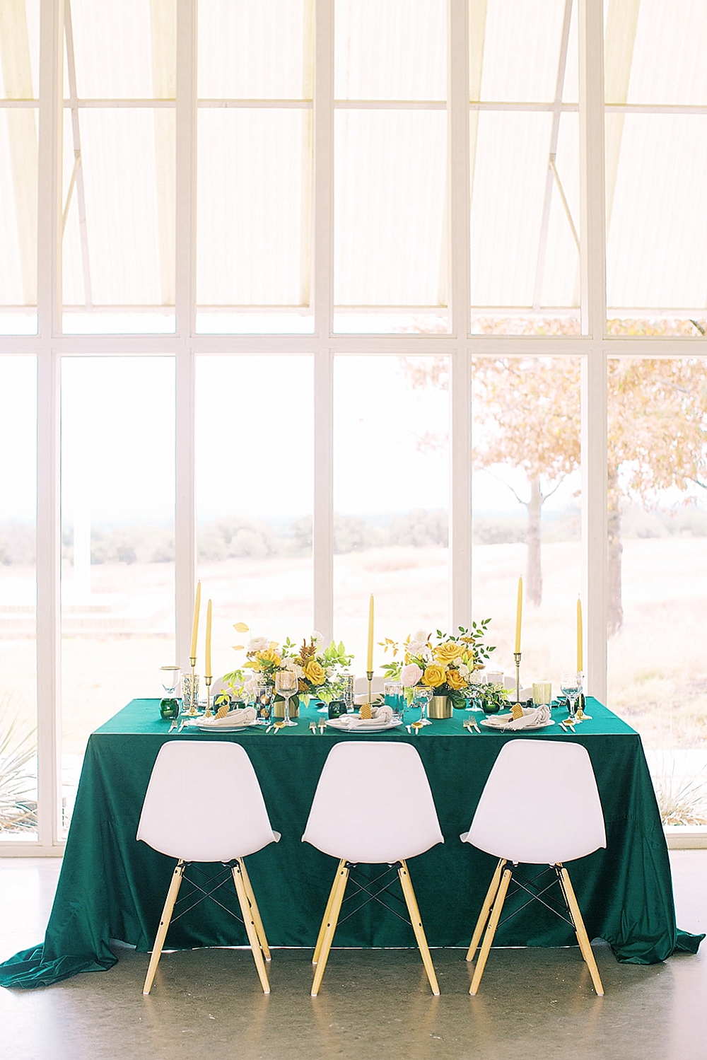 Fresh Modern Yellow and Green Wedding Ideas via TheELD.com