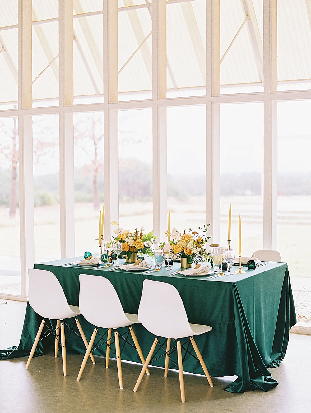 Fresh Modern Yellow and Green Wedding Ideas via TheELD.com