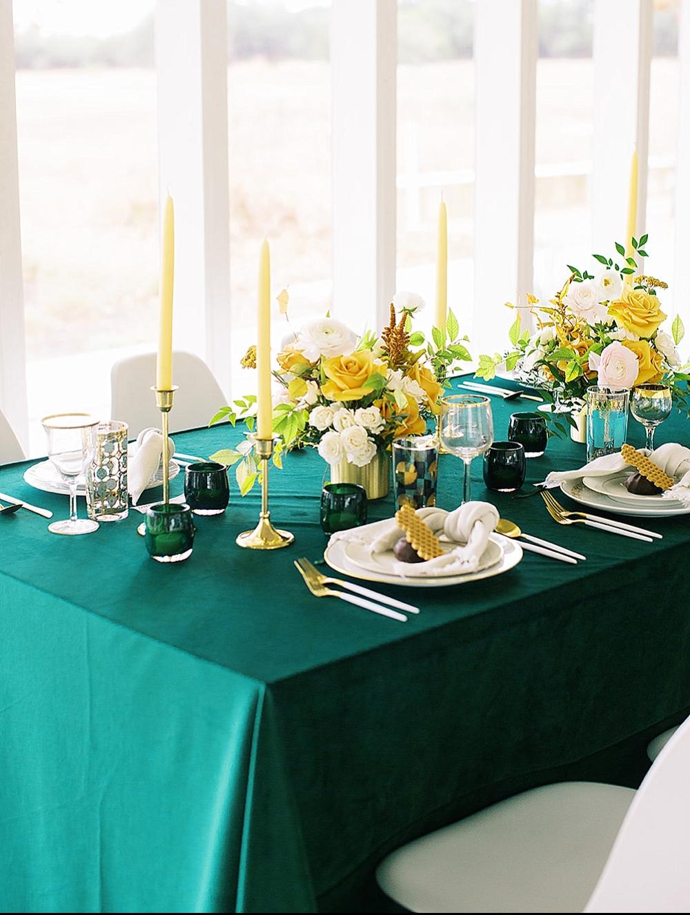 Fresh Modern Yellow and Green Wedding Ideas via TheELD.com