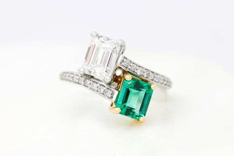 How To Create A Custom Engagement Ring and Wedding Ring via TheELD.com