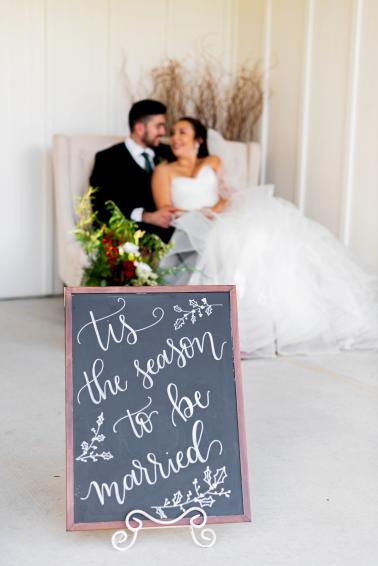 Festive Holiday Inspired Wedding Ideas via TheELD.com